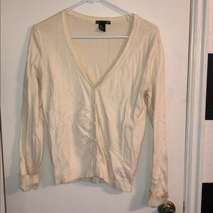 H&M cream cardigan
